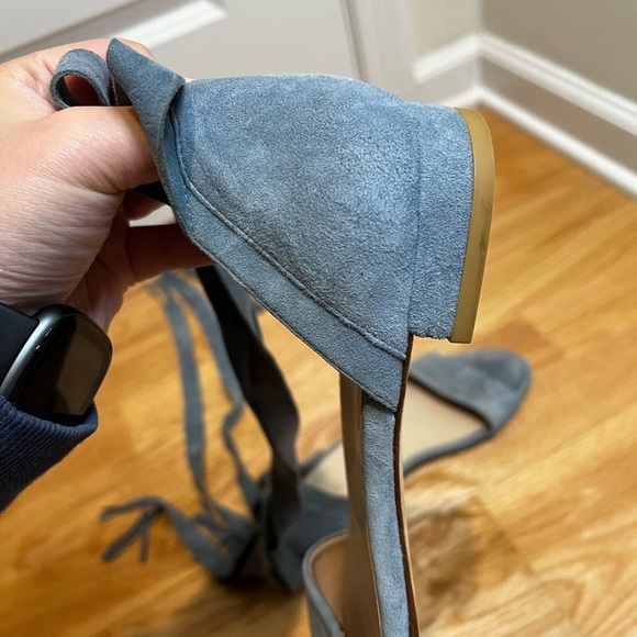 Stuart Weitzman Corbata Suede  Sandals Size 8.5 - Picture 7 of 12